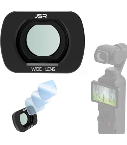 Amazon | 広角フィルター DJI OSMO POCKET 4 用磁気式フィルター 広角